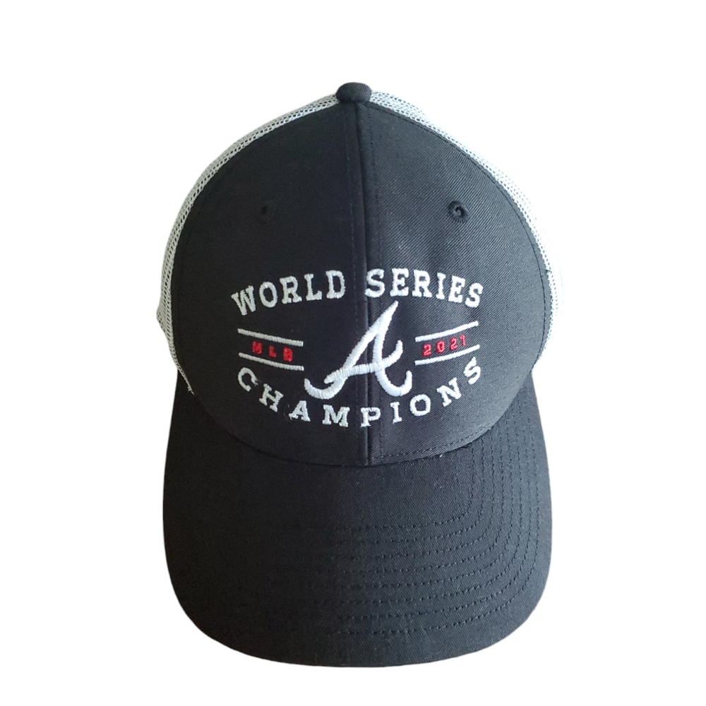 Atlanta Braves Black MLB 2021 Champion Adjustable Hat